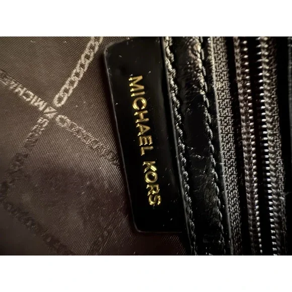 MICHAEL KORS Whitney Signature Small Logo Brown Purse, Wallet, Dustbag MSRP $457